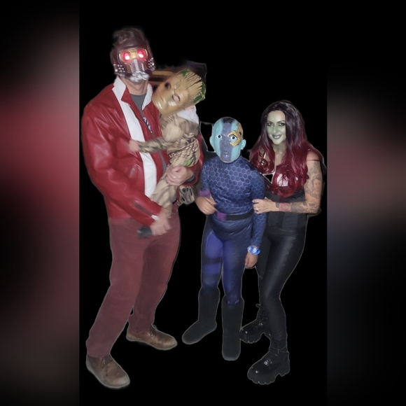 Guardians of the Galaxy Nebula Purple Halloween Costume Cosplay Kids Large 12-14 - Picture 5 of 5